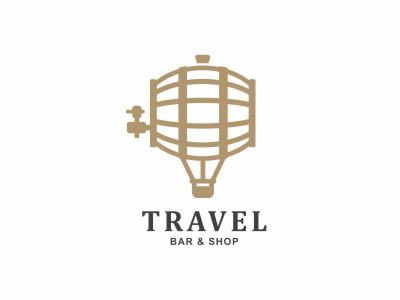 Travel balloon bar barrel forfun jkd logo shop travel логотип