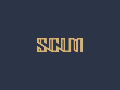 SCUM font jkd jkdesign ligature logo логотип шрифт