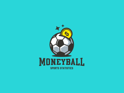 MoneyBall ball betting jkd jkdesign logo money sport деньги логотип мяч ставки статистика