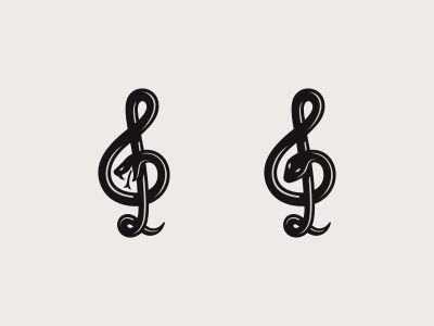 Snake + treble clef jkd jkdesign logo logotype music snake trebleclef змея логотип музыка