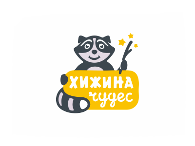 The house of wonders babyroom branding character jkd jkdesign logo raccoon енот логотип