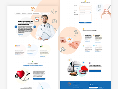 Vaccin insurance landing page doctor landingpage medical webdesign