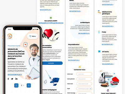 Vaccin insurance mobile landing page