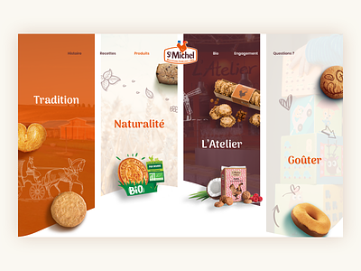 Cookies product page cookies food kid webdesign