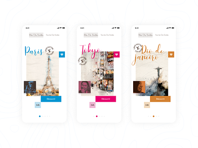 LV City Guide app redesign app design city guide louis vuitton redesign travel