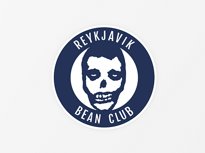 Bean Club Logo bachelor club fiend logo misfits reykjavik stag