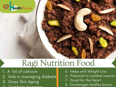 Ragi Nutrition Food & It's Benefits By Health Strives On Dribbble