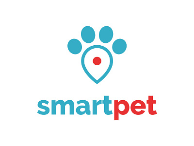 SmartPet Logo branding color design flat lettering logo logo design logodesign logos logotype pet s smart smart logo typo ui uiux ux vector