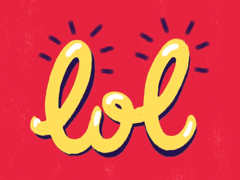 Lol motion graphics typography type lettering graphics motion animation lol