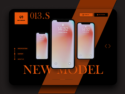 Phone model presentation design graphic design phone presentation design web web design