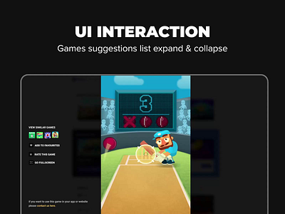 Game List Interaction interaction design interaction logic item list list ui ui animation ui design ui interaction ux design web design