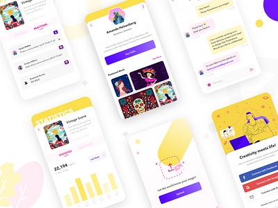 A social app concept for creative peeps!