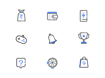 Icons for Gamezop