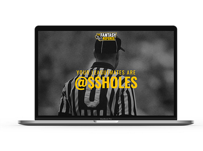 The Fantasy Referee web adobe fantasy fantasy sports logo referee sports