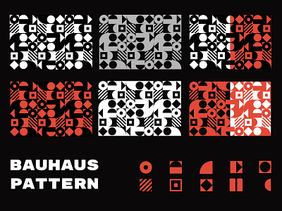Bauhaus Pattern bauhaus graphic design illustration pattern vector