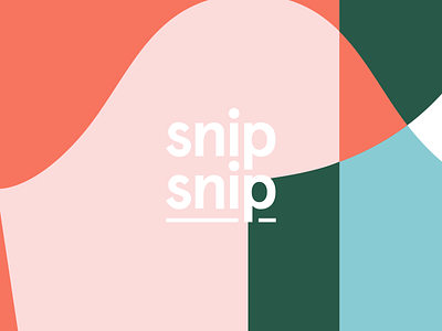 Snip-snip-snip. branding branding design logo pattern pattern design vector