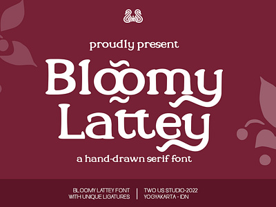 FREE DOWNLOAD!!! BLOOMY LATTEY - HANDDRAWN FONT