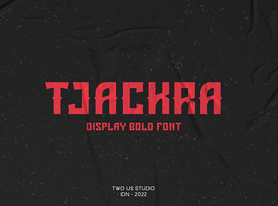 FREE DOWNLOAD!!! TJACKRA - DISPLAY BOLD FONT bold displayfont font formal gothic letter lettering minimalist modern music posterfont strong typeface typography