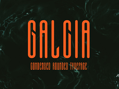 FREE DOWNLOAD!!! GALCIA - CONDENSED ROUND TYPEFACE