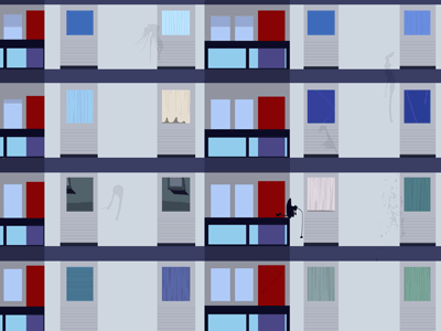 Aberdeen Council Flats aberdeen council flats illustration vector