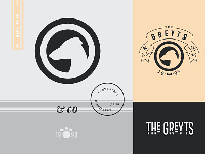 Greyt Type color scheme dog layout logo typography