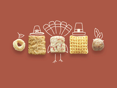 Thanks to Cereal cereal illustration thanksgiving