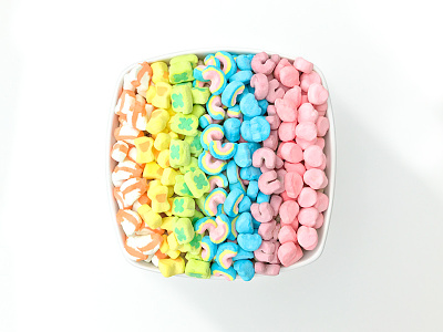 Lucky Charms cereal color lucky charms marshmallows rainbow