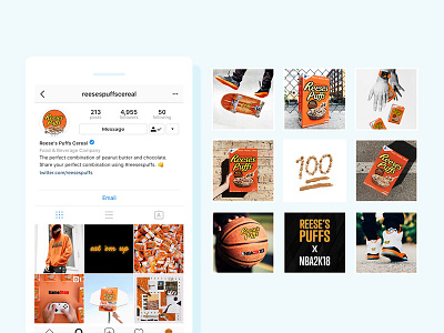 Reese's Puffs Content Creation content creation digital art graphic design social media