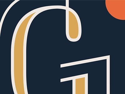 G Close Up color design logo typography