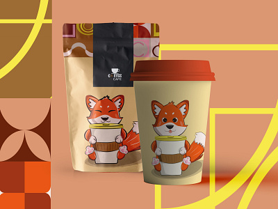 Illustration for coffeeshop branding design illustration logo vector