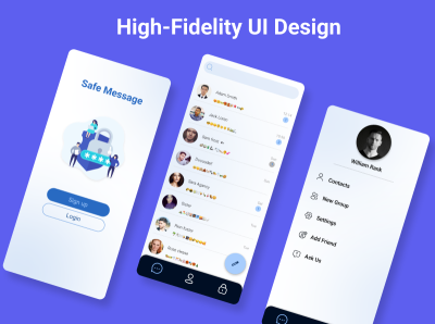Safe Message UI/UX Design by Mahdi Soleymani on Dribbble
