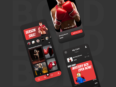 BOLD - Boxing Merch App