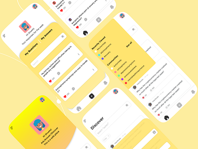 Mental Health Community App casestudy communityapp design designbeginners designresearch designstudy figma freedesign graphic design mentalhealthapp mobile design photoshop typography ui ux xd