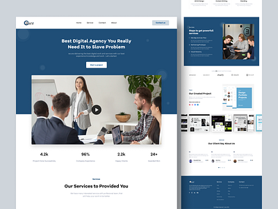 Digital Agency Landing Page