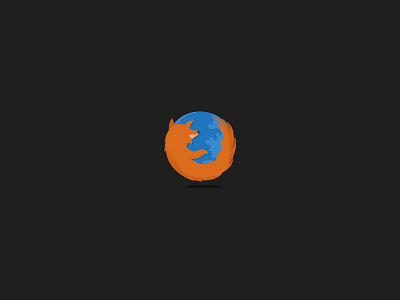 Free Psd : Firefox Flat Logo