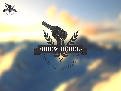 Brew Rebel Logo Proposition beer design logo logo design rebel revolution