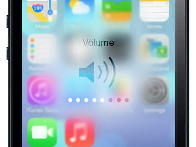 iOS 7 Volume
