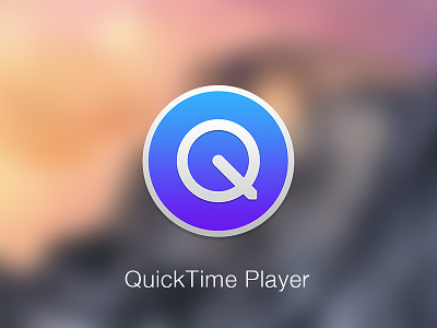 QuickTime Player Reimagined icon icons os x player quick quicktime time yosemite