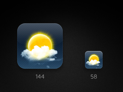 Weather Icon app icon ios resolution ui ux weather