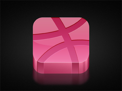 Dribbble iOS Icon app dribbble icon ios ui ux