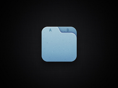iOS Folder Icon app apple folder icon ios mac paper ui ux
