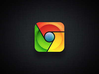 Chrome iOS Icon app chrome google icon ios mobile ui ux