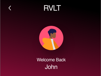 RVLT Apps app graphic design ui