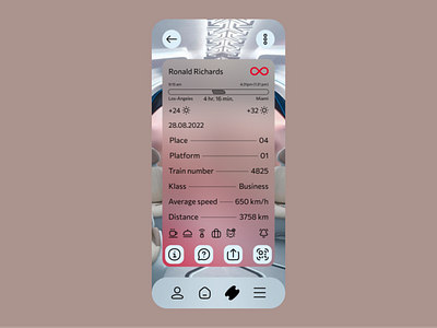Boarding pass on hyperloop app dailyui design mobile ui ux