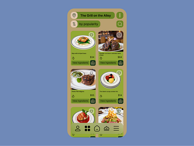 Recipe app dailyui design mobile ui ux