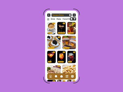 Food/Drink Menu app dailyui design mobile ui ux
