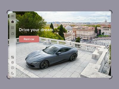 Rental cars design site ui ux web webdesign website