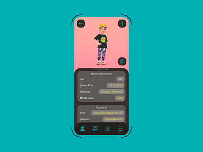 Avatar app dailyui design mobile ui ux