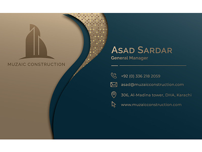 Luxury Business Card 3d adobe illustrator branding business card business card design design graphic design logo minimal