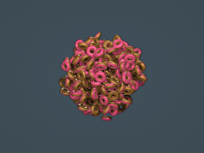 3:Donut animation candy donut doughnut maya motion sugar yum